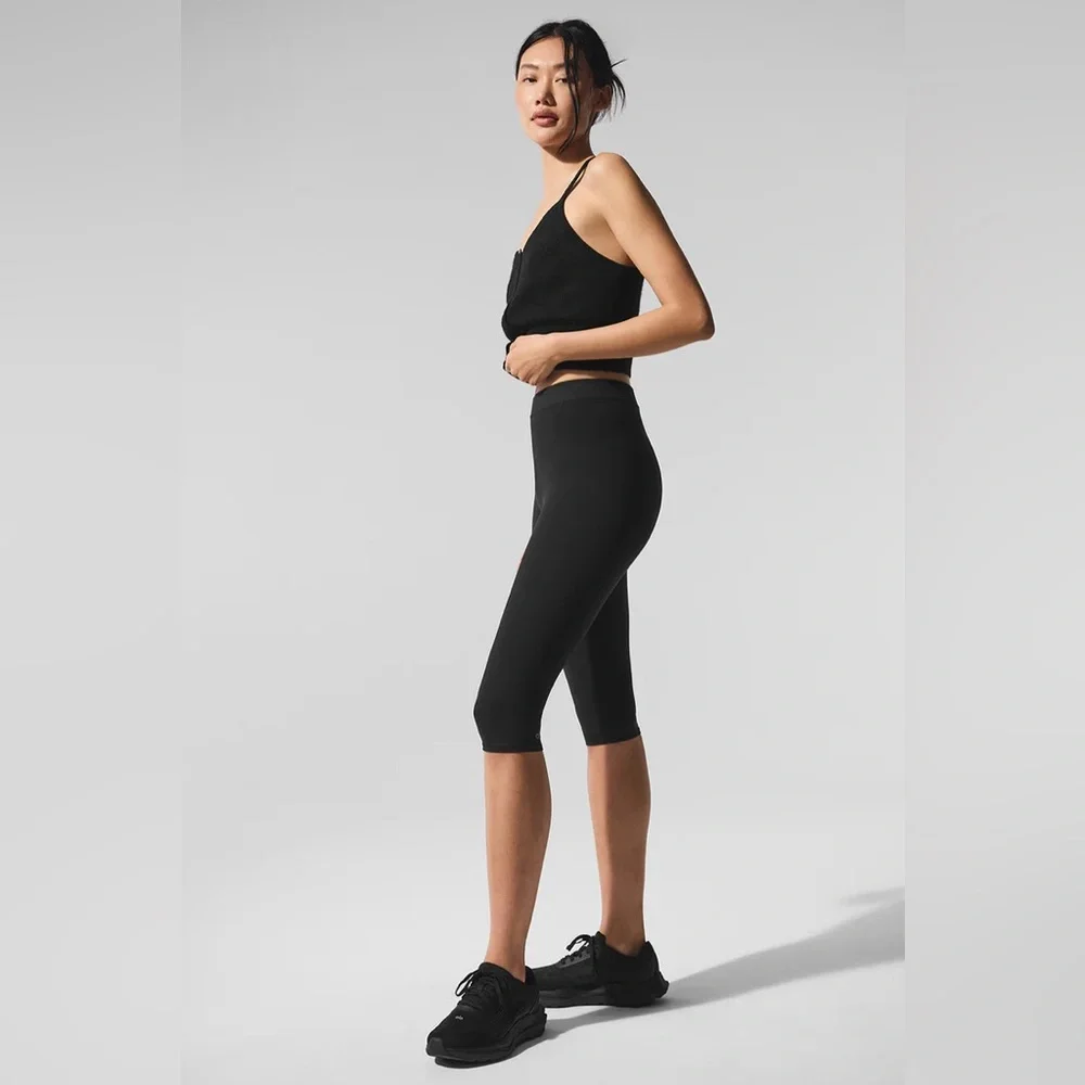 Alo Yoga Sheer Cashmere Tank Black XS